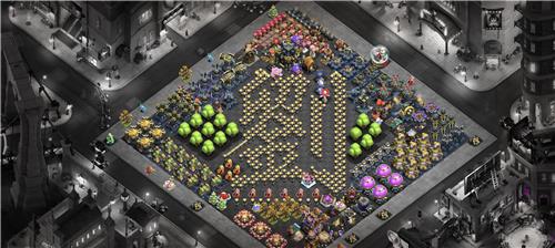 部落冲突阵型分享之娱乐，刘字阵