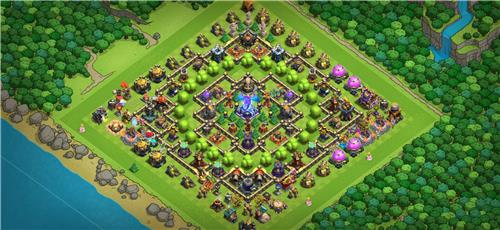 部落冲突阵型分享之17本种树