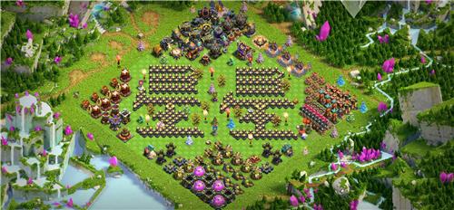 部落冲突阵型分享之星星，简简单单