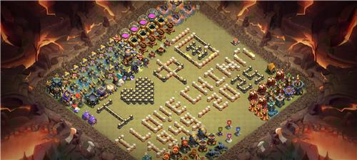 部落冲突阵型分享之互刷-爱你中国