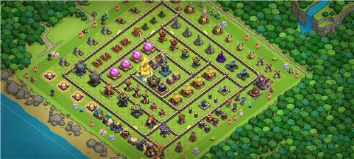 部落冲突阵型分享之17观察阵