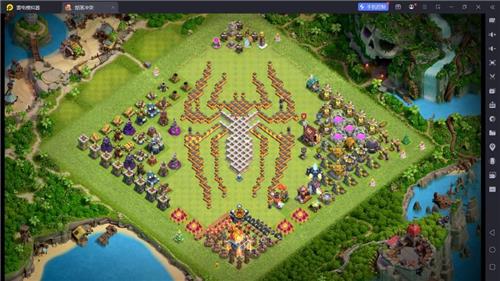 部落冲突阵型分享之spider蜘蛛13本