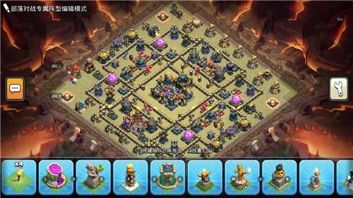 部落冲突阵型分享之17本防龙阵型分享