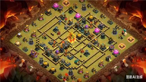 部落冲突阵型分享之6000杯阵