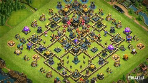 部落冲突阵型分享之外面的付费阵型