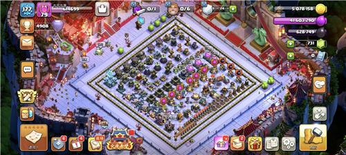 部落冲突阵型分享之刷墙存阵（古月）